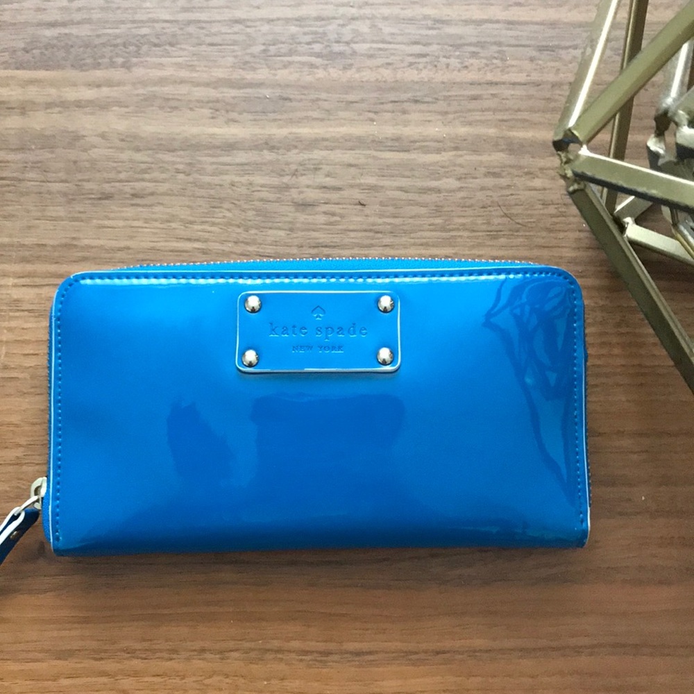 Blue Kate Spade Wallet